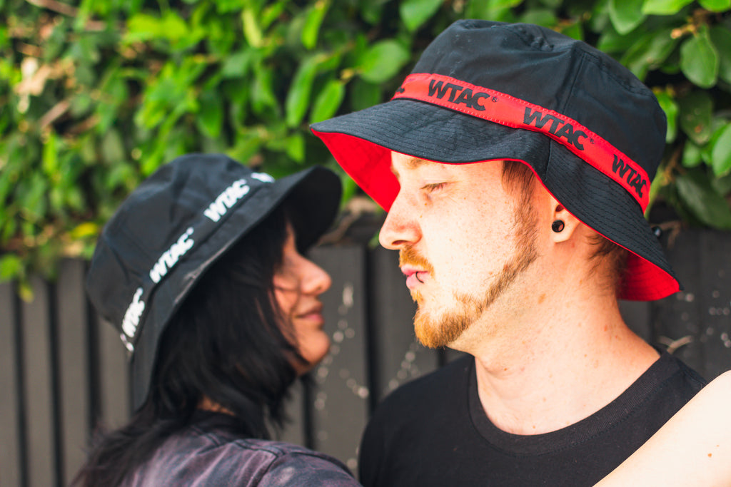 WTAC Bucket Hat - Black / Red