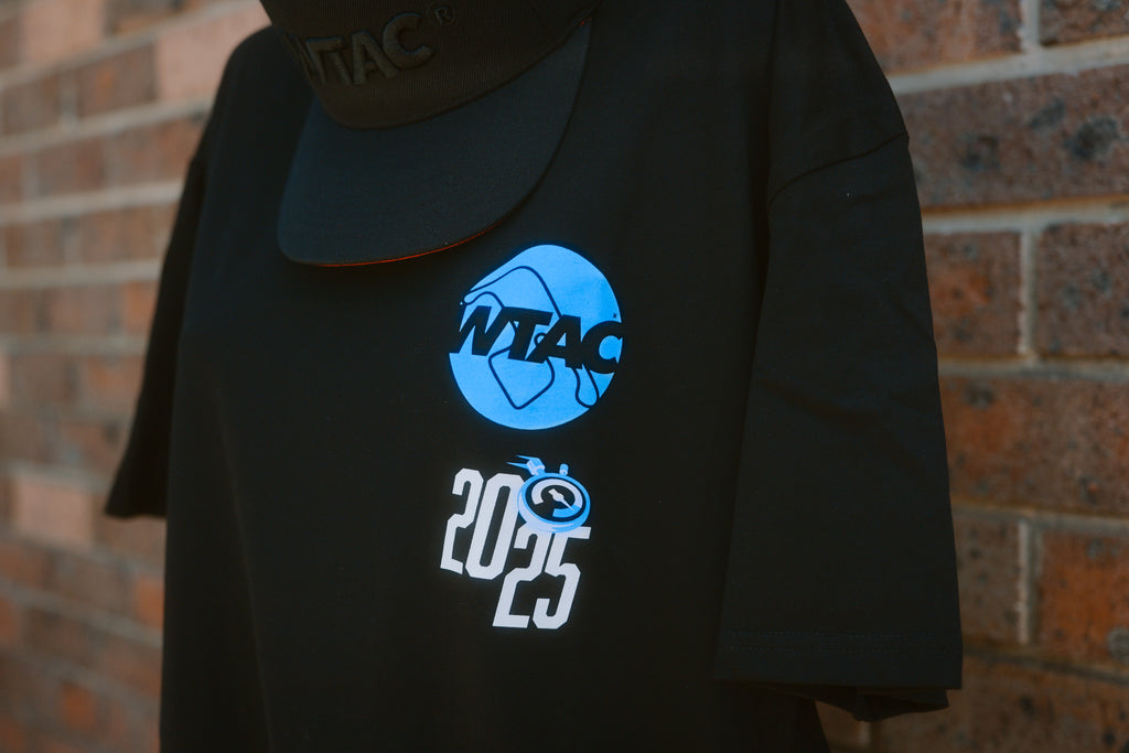 WTAC 2025 - One Perfect Lap T-Shirt - Black / Blue